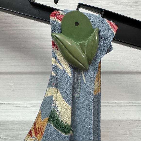 Boho Floral Ruffle Tiered Maxi Dress My Boyfriend’s Back Womens M - Picture 4 of 10